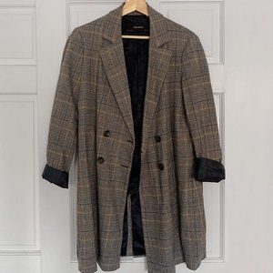 Zara Plaid Blazer